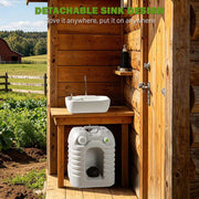 Yescom 12Gal Portable Hand-Wash Station Sink Faucet w/ Handle Image