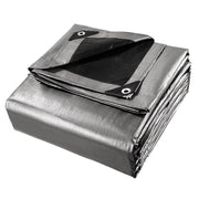 reflective tarp Yescom 30'x50' Heavy-Duty Poly Tarp Reinforced Canopy, Silver