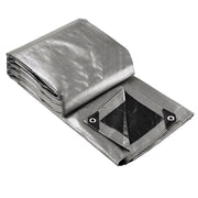 tarp uv 50 Yescom 40'x50' Heavy-Duty Poly Tarp Reinforced Canopy, Silver