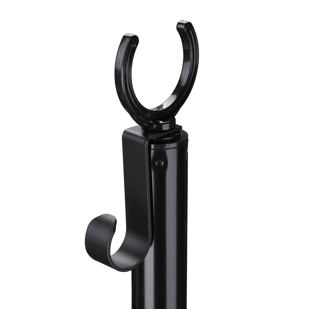 Yescom 10 ft Aluminum String Light Poles with Hook & Stakes 2ct/pk Image