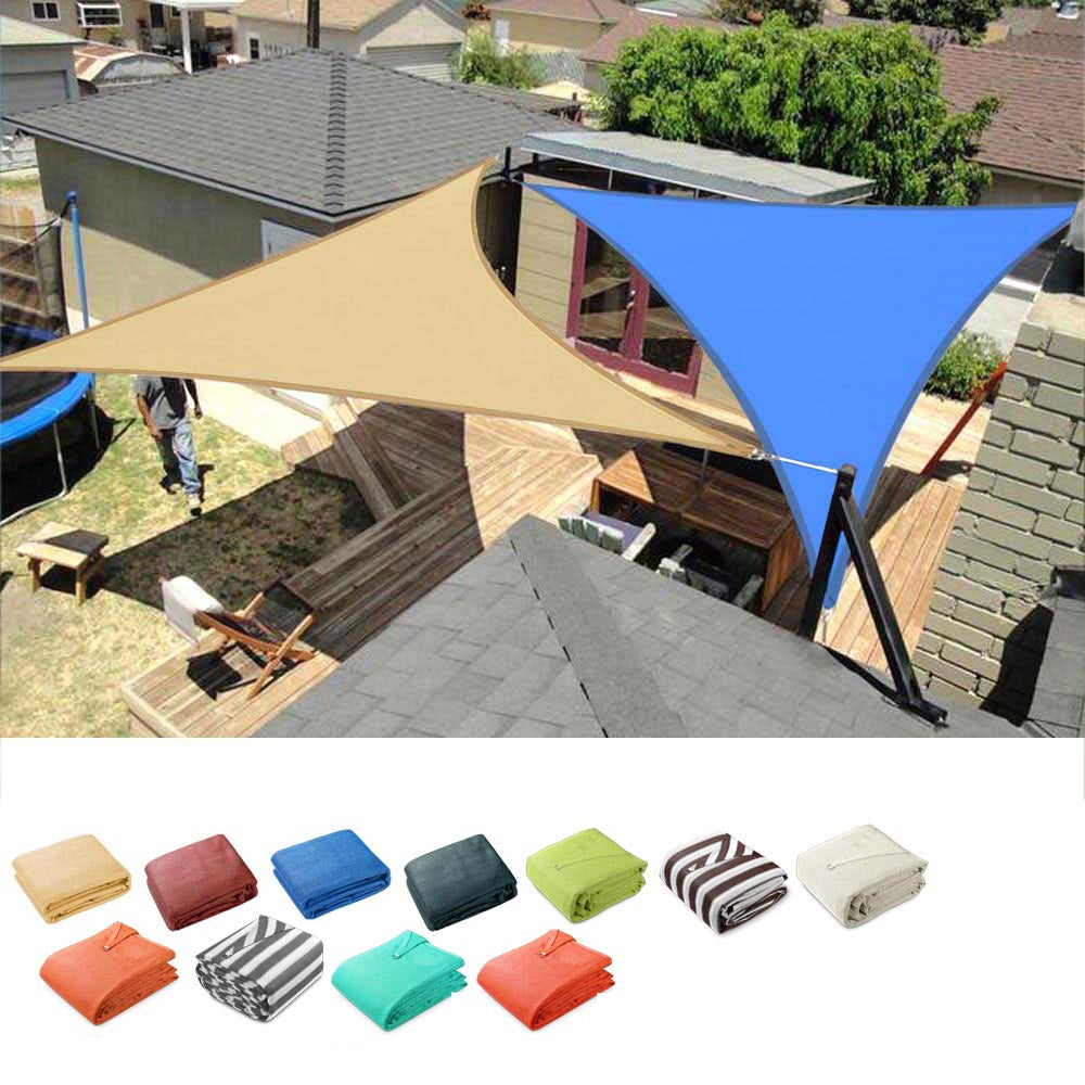 Yescom Patio Triangle Sun Sail Shade Canopy 16ft Color Optional Image