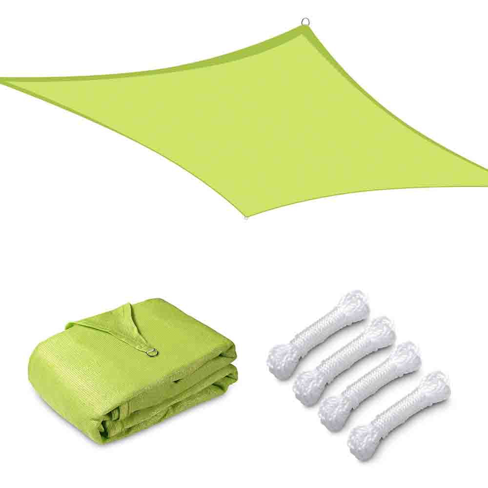 Yescom Patio Rectangle Sun Sail Shade Canopy 8ftx12ft, Lime Image