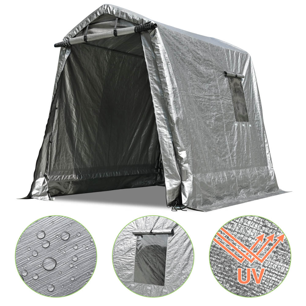 Yescom 6'x8' Portable Garage Shelter Carport Storage Shed Image