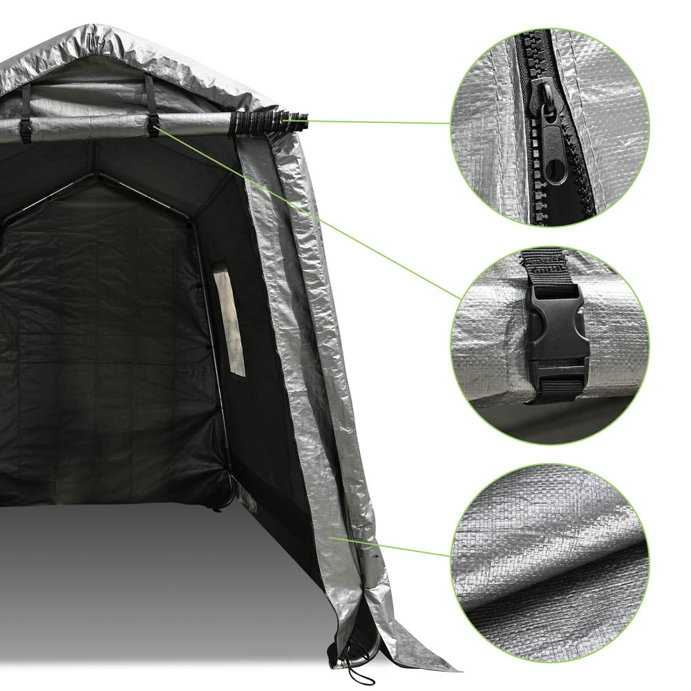 Yescom 6'x8' Portable Garage Shelter Carport Storage Shed