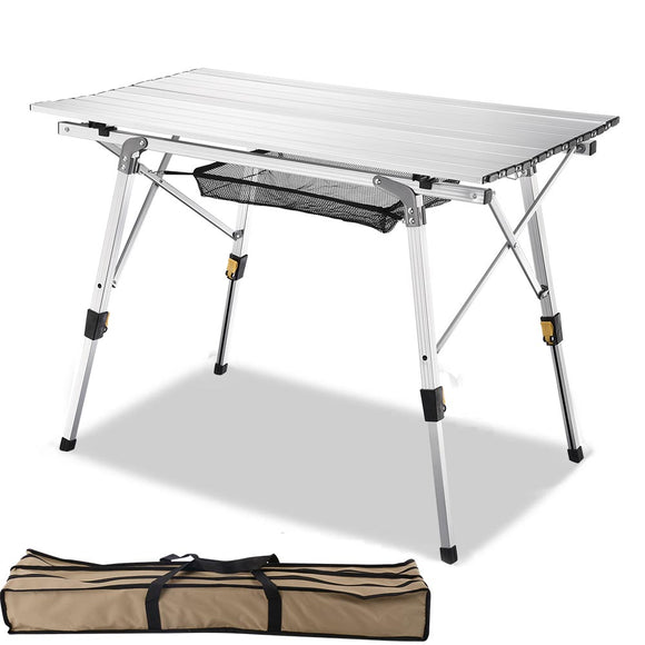 Yescom Picnic Folding Table Roll Up Camping Table 35