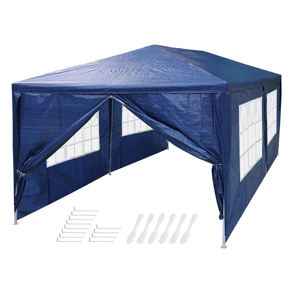 Yescom 10' x 20' Outdoor Wedding Party Tent 6 Sidewalls Blue Image