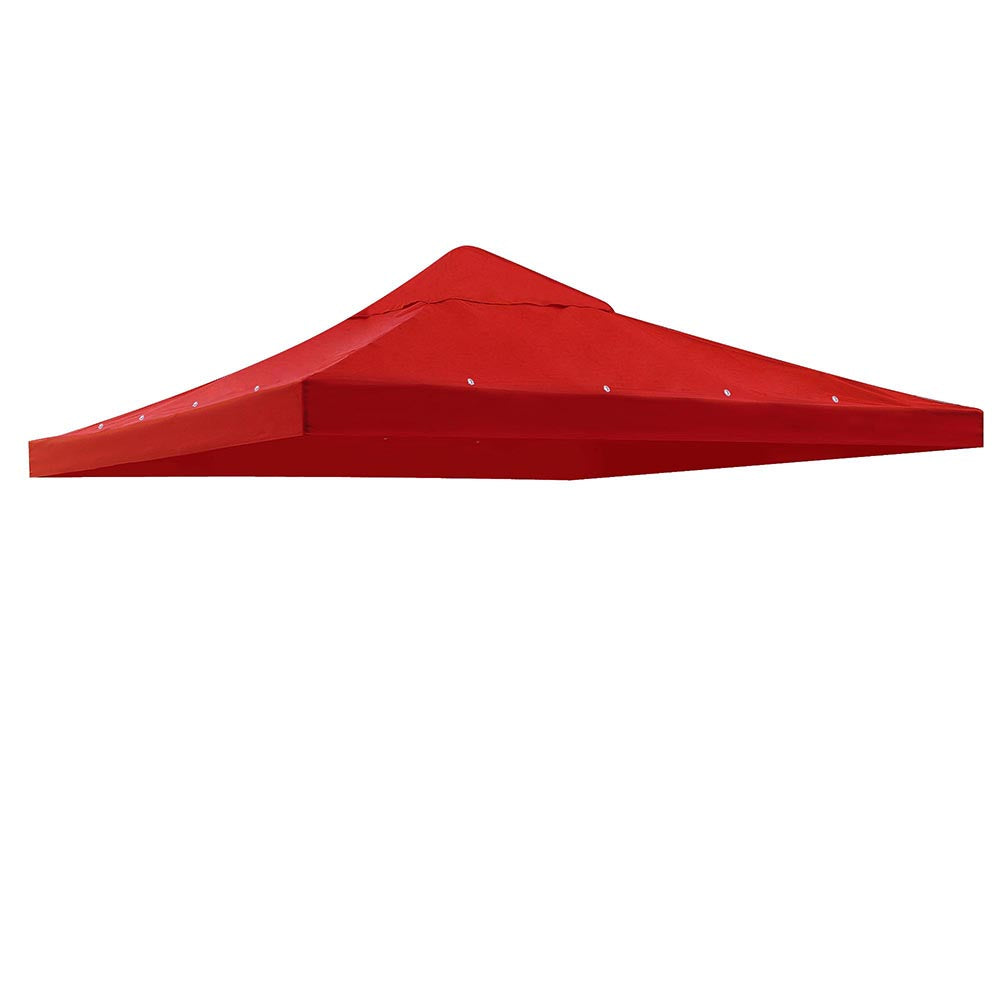 Yescom 10' x 10' Universal Gazebo Canopy Replacement Top Color Optional, Red Image