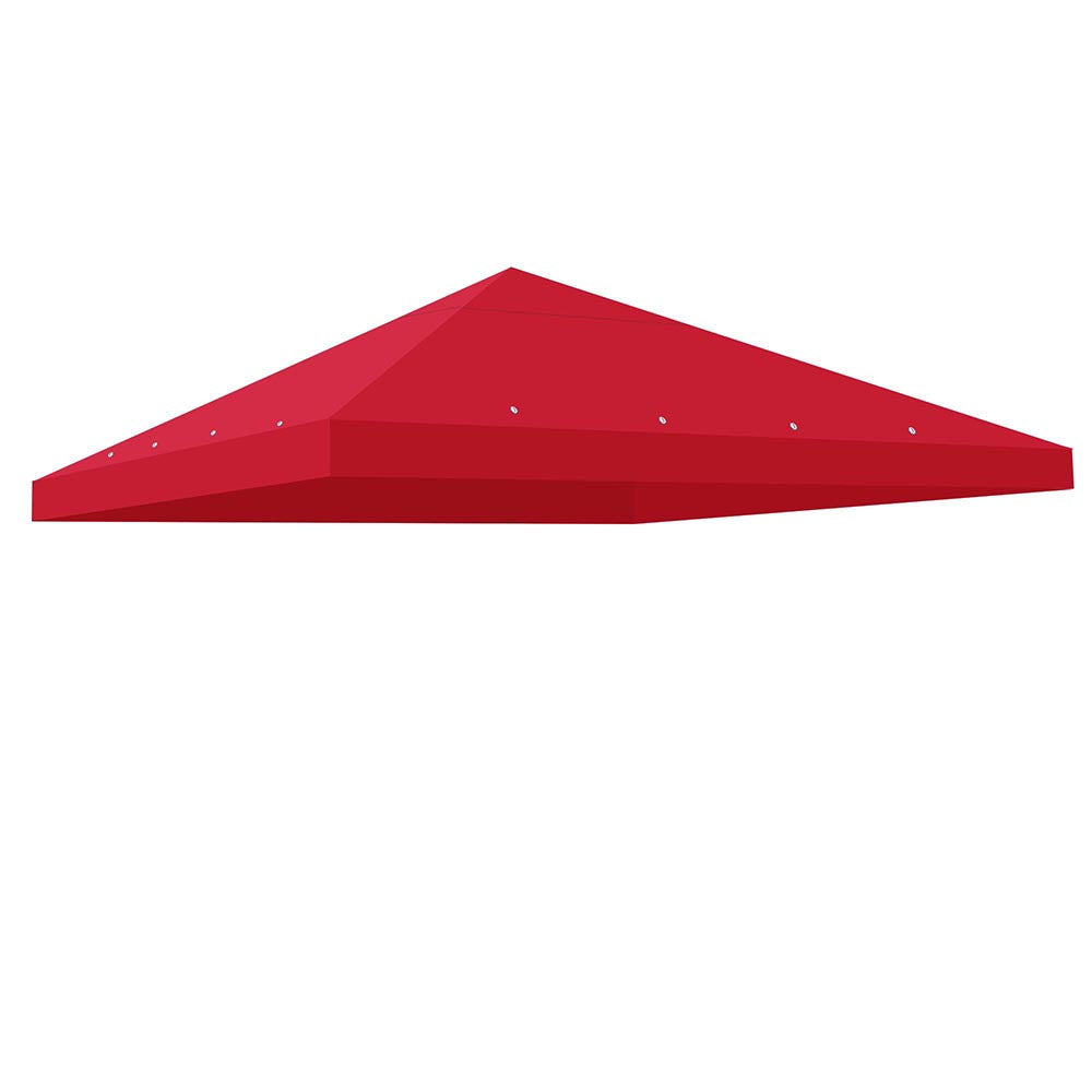 Yescom 10' x 10' Replacement Gazebo Canopy Cover Color Optional, Red Image