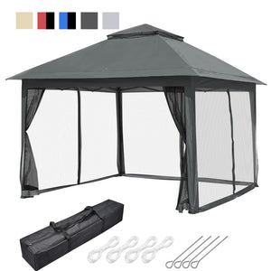 Yescom 11'x11' Ez Pop Up Gazebo Tent with Sidewalls Net