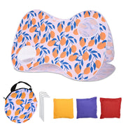 Yescom Popup Outdoor Bag Toss Game Billboard & 3 Bean Bags, Lemon Image
