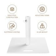 Yescom Outdoor Umbrella Stand with 20" Caddy for D2 3/8" Poles Image