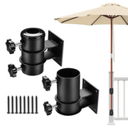 Yescom Patio Umbrella Mounting Brackets for Deck Railing (D2 5/16