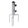 Yescom Galvanized Steel Beach Umbrella Anchor for Poles D1 7/16"