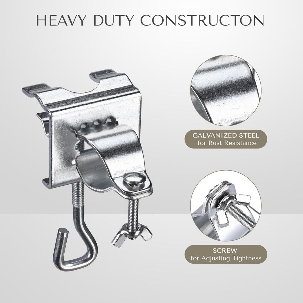 Yescom Pool Patio Umbrella Clamp 1 1/2" Holds Pole D7/8" to D1 1/4" Image