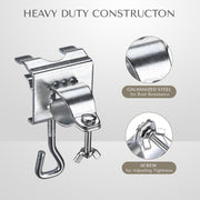 Yescom Pool Patio Umbrella Clamp 1 1/2" Holds Pole D7/8" to D1 1/4" Image