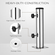 Yescom Stainless Steel Umbrella Mount to Deck/Dock/Concrete for 2 1/8