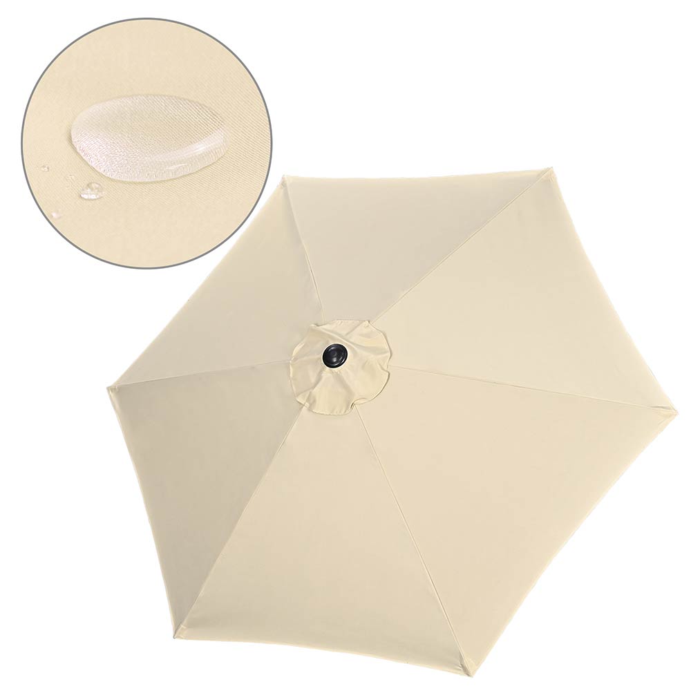 Yescom 7.5ft Patio Umbrella Crank and Tilt 6-Rib Image