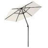 Yescom 7.5ft Patio Umbrella Crank and Tilt 6-Rib