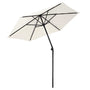 Yescom 7.5ft Patio Umbrella Crank and Tilt 6-Rib, Ivory Image