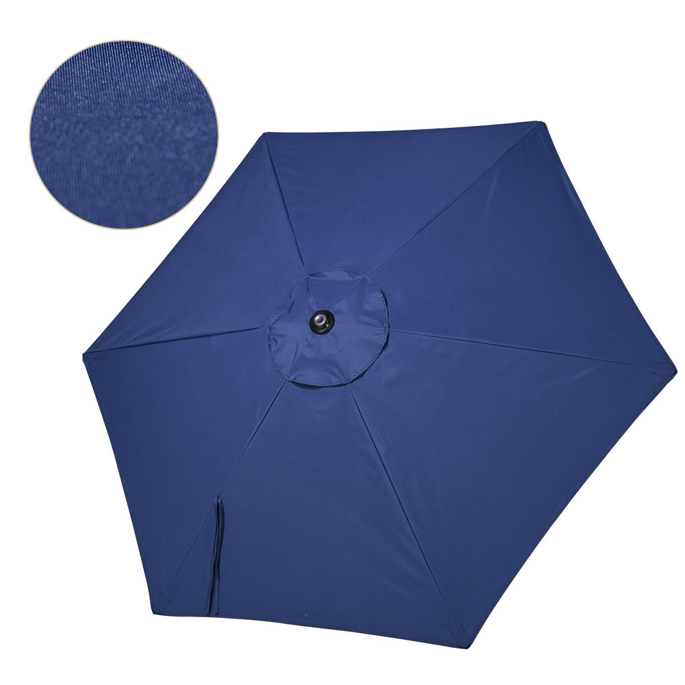 7 ft navy blue patio umbrella Yescom 7.5ft Patio Umbrella Crank and Tilt 6-Rib