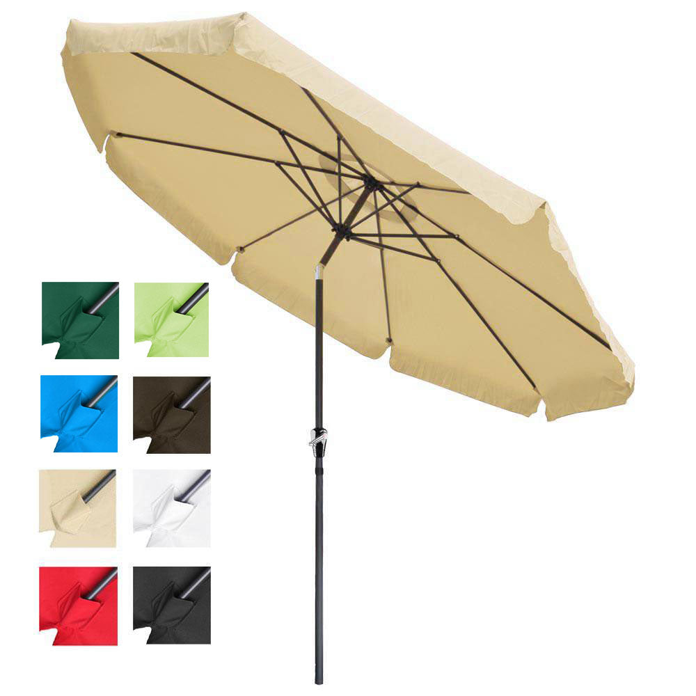 Yescom 10ft Patio Outdoor Market Umbrella Tilt Multiple Colors Image