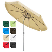 10 ft patio umbrella with tilt Yescom 10ft Patio Outdoor Market Umbrella Tilt Multiple Colors