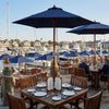Yescom 7ft Patio Wood Market Umbrella 6-Rib for Golf Courses/Country Clubs