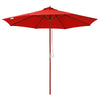 Yescom 9ft Patio Wood Market Umbrella Multiple Colors
