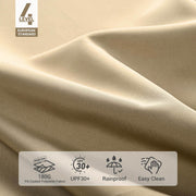 Yescom Custom Patio Umbrellas for Restaurant, Cafe - 9ft Wooden Image
