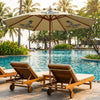 Yescom Custom Patio Umbrellas for Restaurant, Cafe - 9ft Wooden