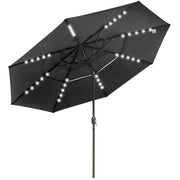 Yescom 11ft Prelit Umbrella 3-Tiered Patio Umbrella with Lights Yescom 11ft Prelit Umbrella 3-Tiered Patio Umbrella with Lights