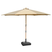 Yescom 13ft Wood Patio Umbrella with Base & Wheels Yescom 13ft Wood Patio Umbrella with Base & Wheels