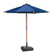 Yescom 9ft Wood Patio Umbrella with Base & Wheels Image