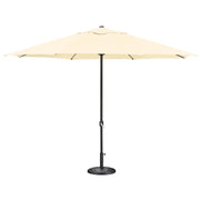 Yescom 13ft 8-Rib Outdoor Patio Umbrella with Base, Beige Image