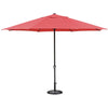 Yescom 13ft 8-Rib Outdoor Patio Umbrella with Base