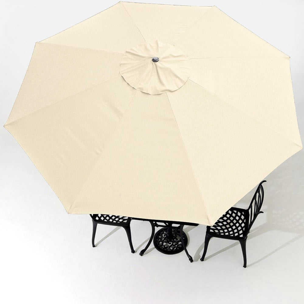 bud light patio umbrella canopy replacement Lyon Cover For 9 Ft. Market Abba Color: Gray Fits wooden Replacement Canopy for Threshold 11