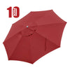 Yescom 13' Outdoor Market Umbrella Replacement Canopy 8-Rib
