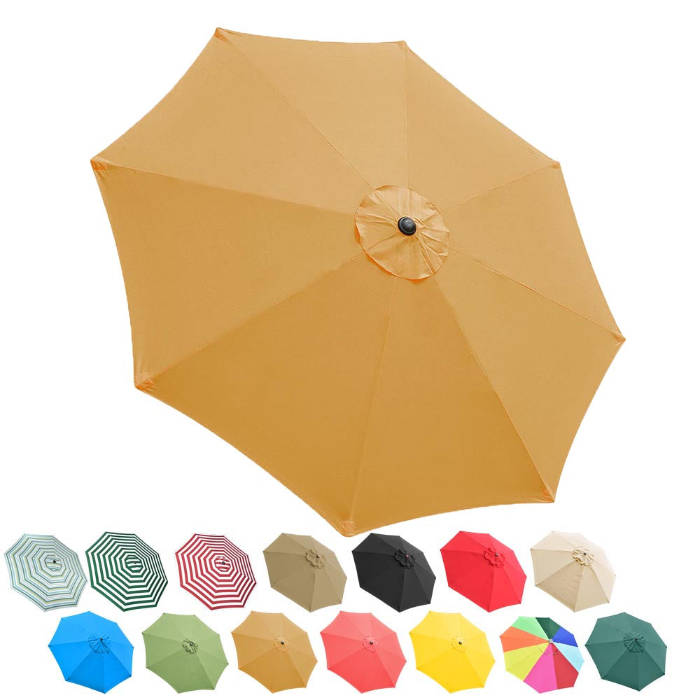 Yescom 9' 8-Rib Outdoor Market Umbrella Replacement Canopy