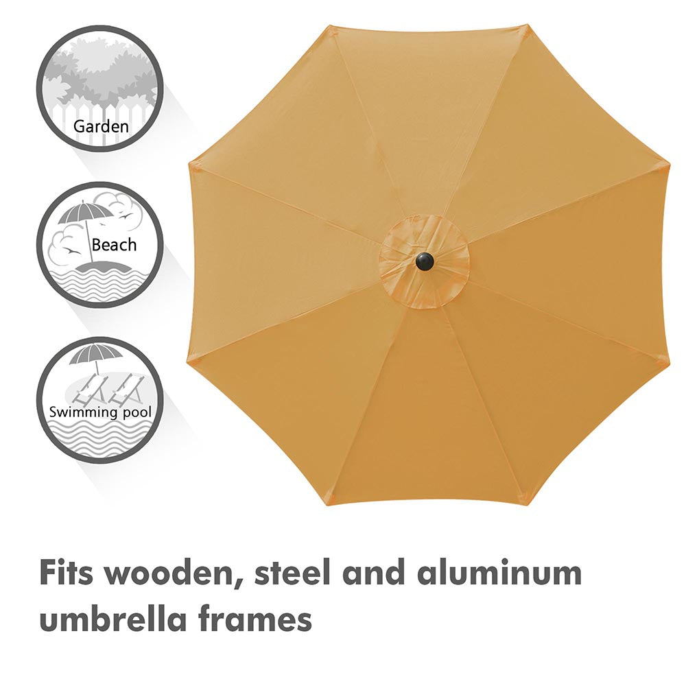Yescom 9' 8-Rib Outdoor Market Umbrella Replacement Canopy Image