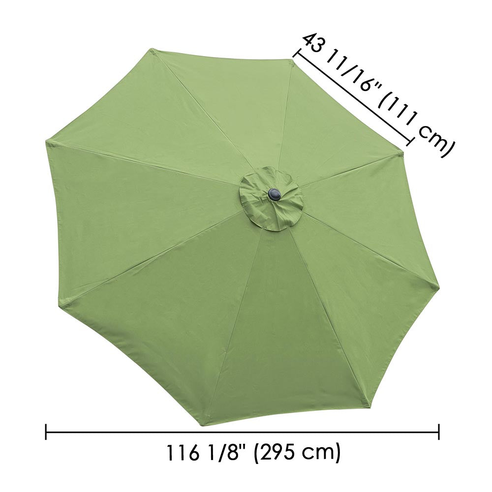 Yescom 10' Outdoor Market Umbrella Replacement Canopy