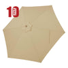 Yescom 9' 6-Rib Outdoor Patio Umbrella Replacement Canopy Multiple Colors