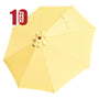 Yescom 9' 8-Rib Outdoor Market Umbrella Replacement Canopy, Naples FL Yellow(10ct.) Image