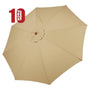 Yescom 9' 8-Rib Outdoor Market Umbrella Replacement Canopy, Khaki(10ct.) Image
