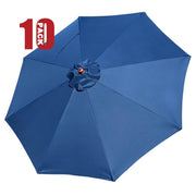 Yescom 9' 8-Rib Outdoor Market Umbrella Replacement Canopy, Navy(10ct.) Image