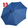 Yescom 9' 8-Rib Outdoor Market Umbrella Replacement Canopy, Navy(10ct.) Image