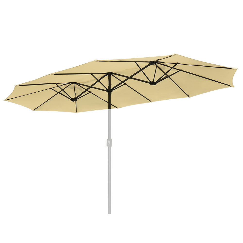 Yescom Umbrella Replacement Canopy 15x9ft 12-Rib Rectangle Image