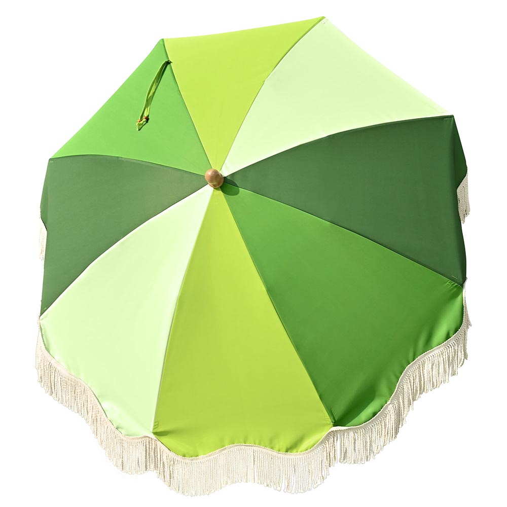 Yescom Palm Springs Fringe Umbrella Replacement Canopy 6ft 8-Rib, Mojito Image