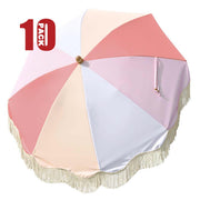 Yescom Palm Springs Fringe Umbrella Replacement Canopy 6ft 8-Rib, Cosmo(10ct.) Image