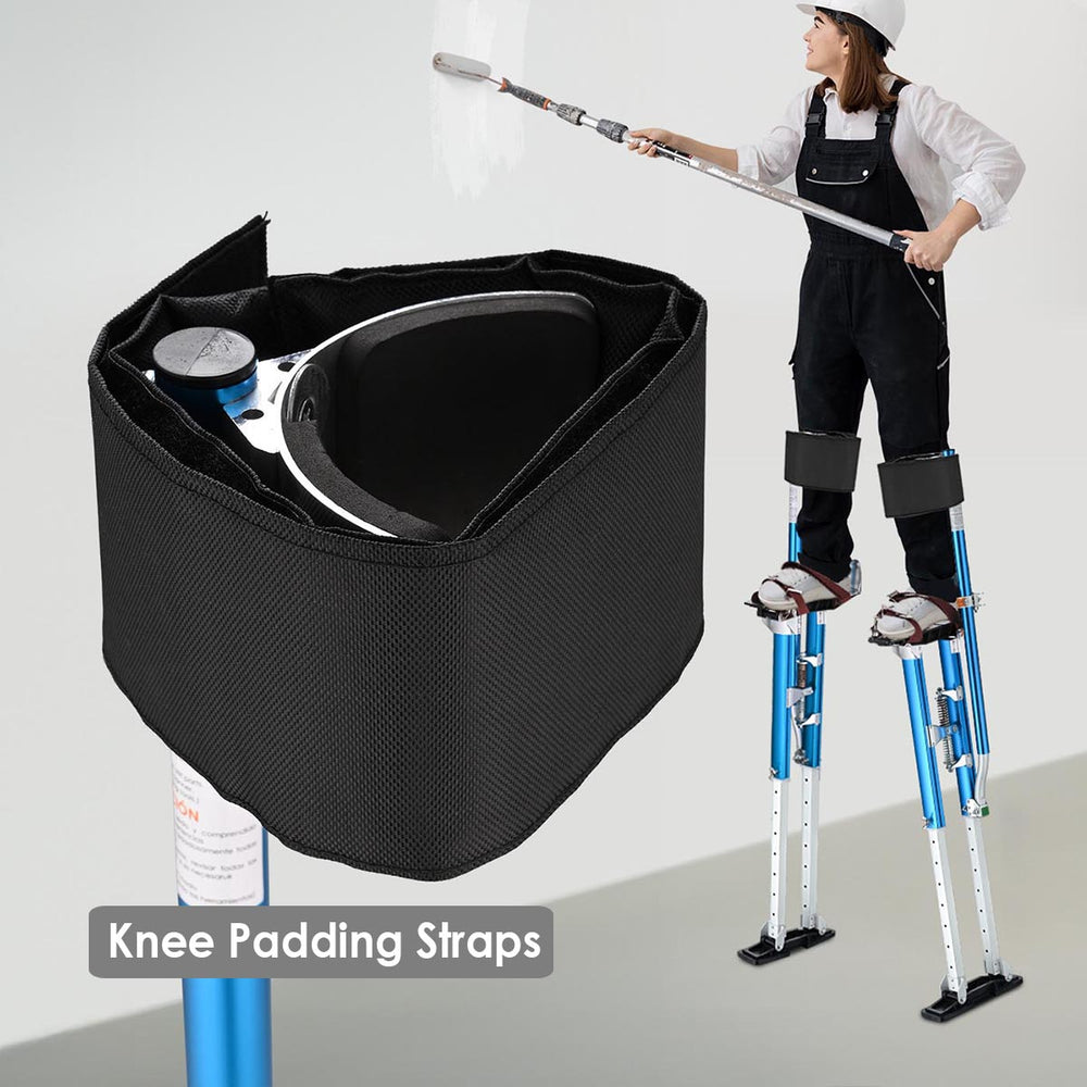 Yescom Drywall Stilts Comfort Straps Leg Bands 2ct/Pack, Knee Padding Straps (Hook Look Fastener) Image