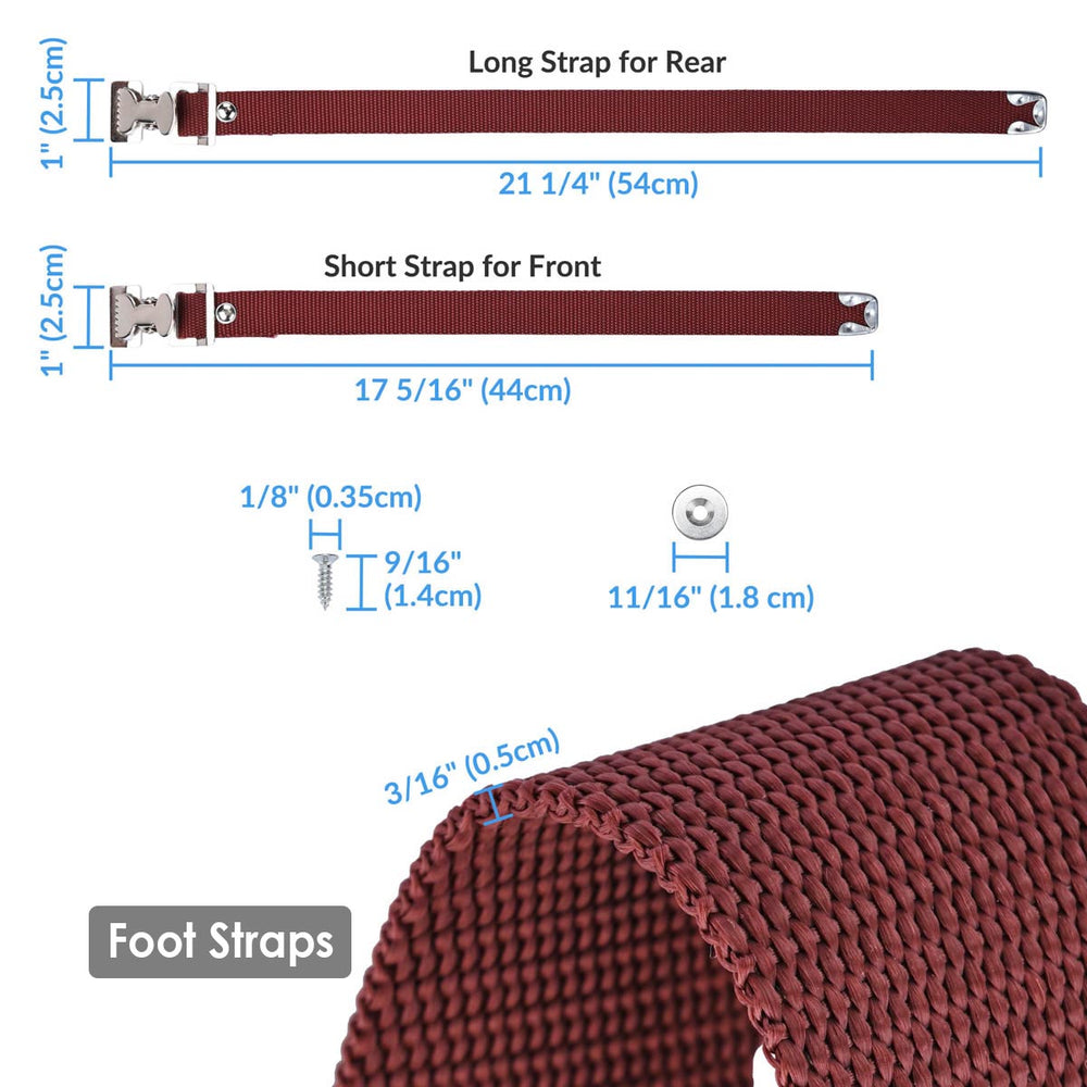 Yescom Drywall Stilts Comfort Straps Leg Bands 2ct/Pack Image